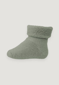 Șosete plușate lână merinos - Lily Pad 15-16