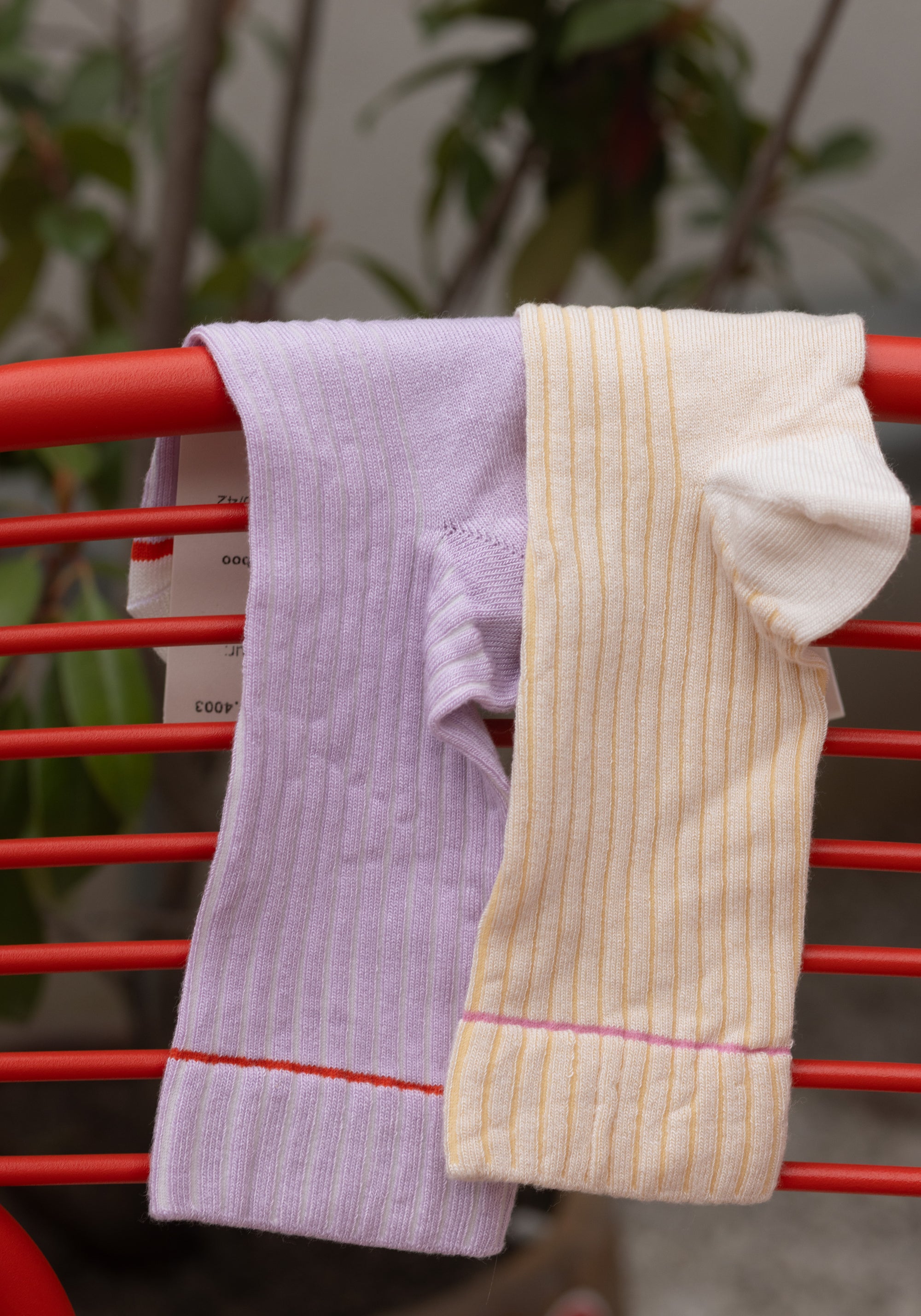 Șosete Rib din bambus - Megan Pastel Lilac