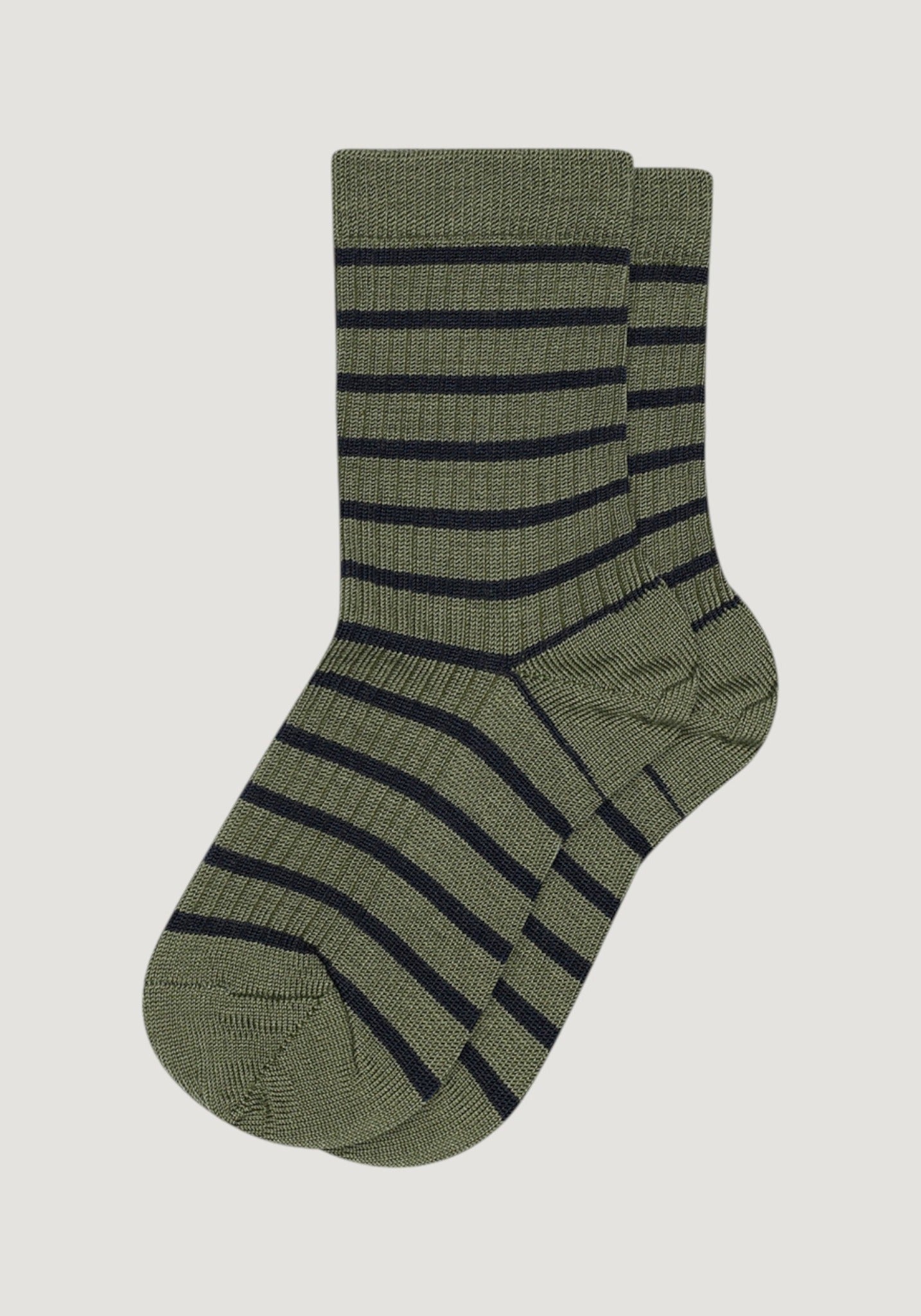 Șosete extrafine din lână merinos - Viggy Olivine