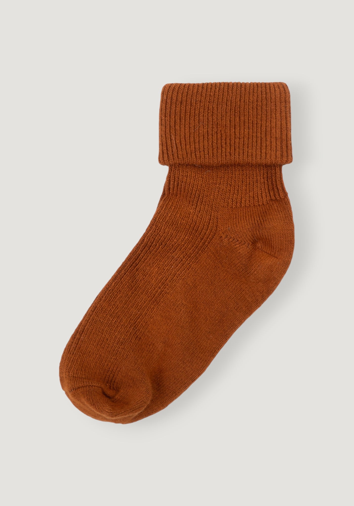 Șosete Rib extrafine din bambus (copii și femei) - Brown