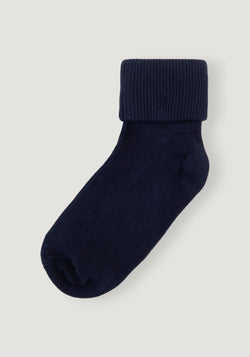 Șosete Rib extrafine din bambus (copii și femei) - Navy