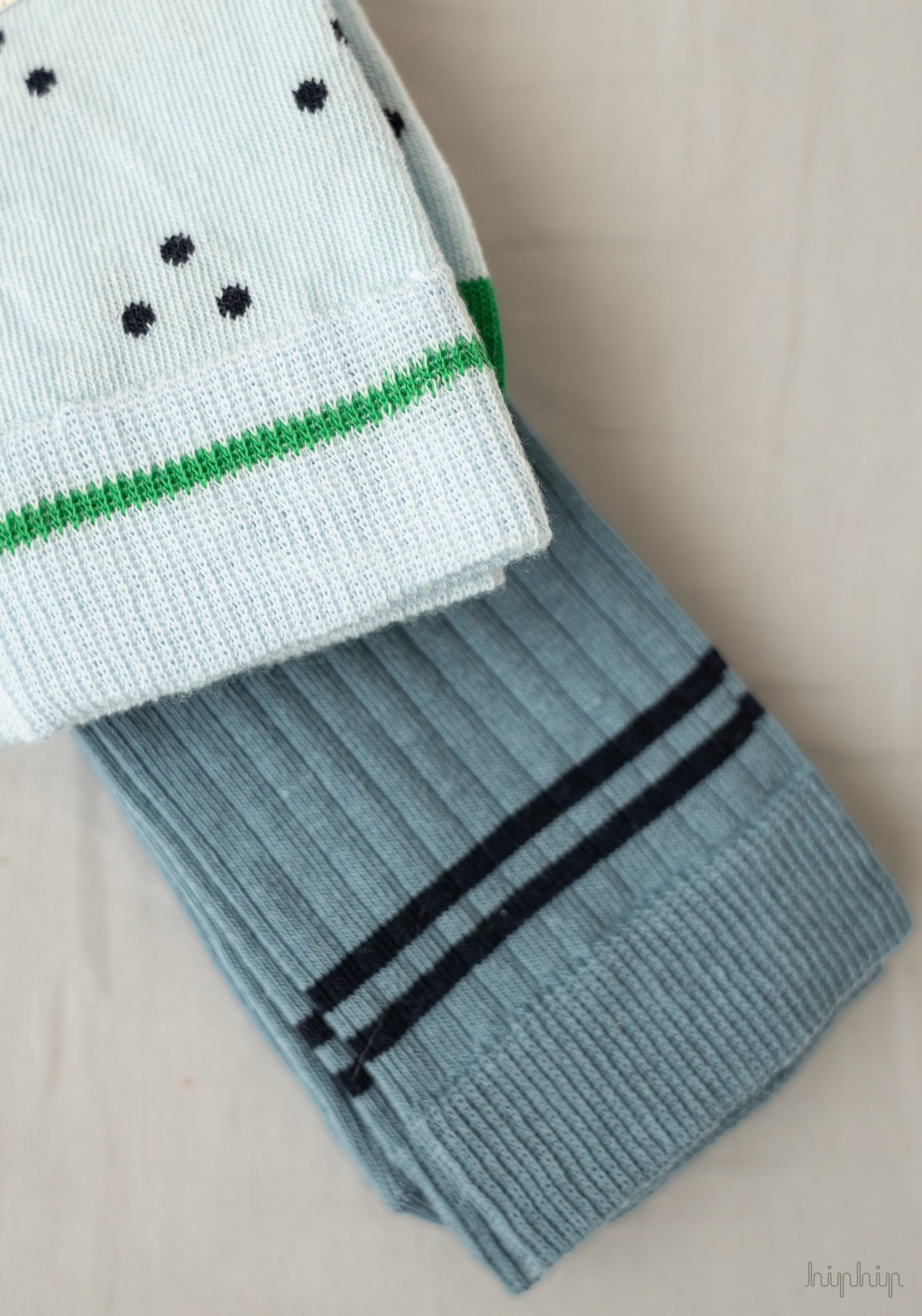 Șosete Plain extrafine din bumbac - Dot Light Blue