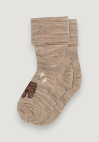 Șosete extrafine din bumbac - Marvin Light Brown Melange