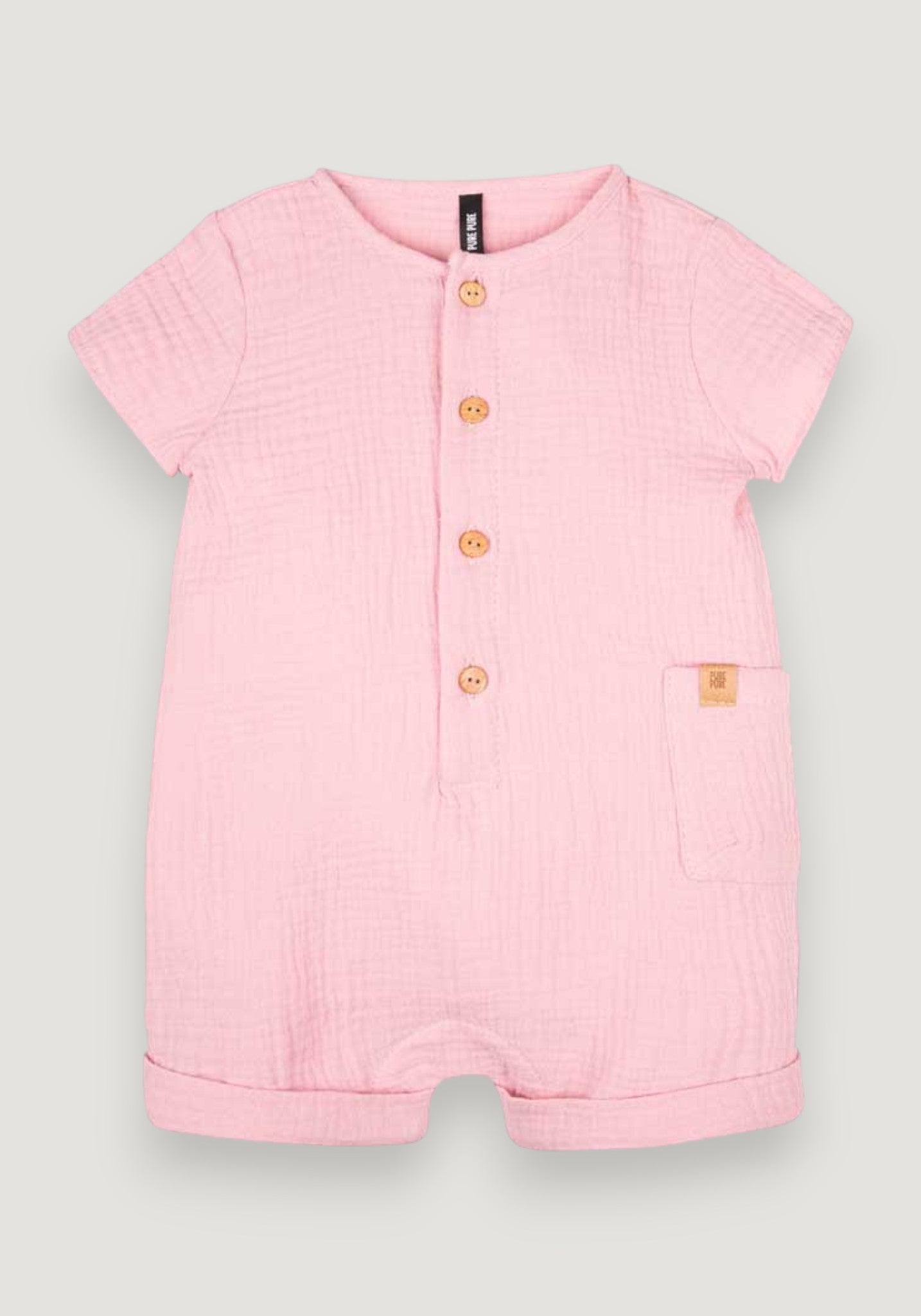 Summersuit muselină dublă din bumbac - Mauve