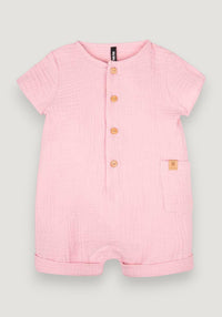 Summersuit muselină dublă din bumbac - Mauve