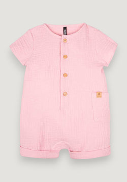 Summersuit muselină dublă din bumbac - Mauve