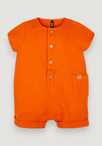 Summersuit muselină dublă din bumbac - Papaya