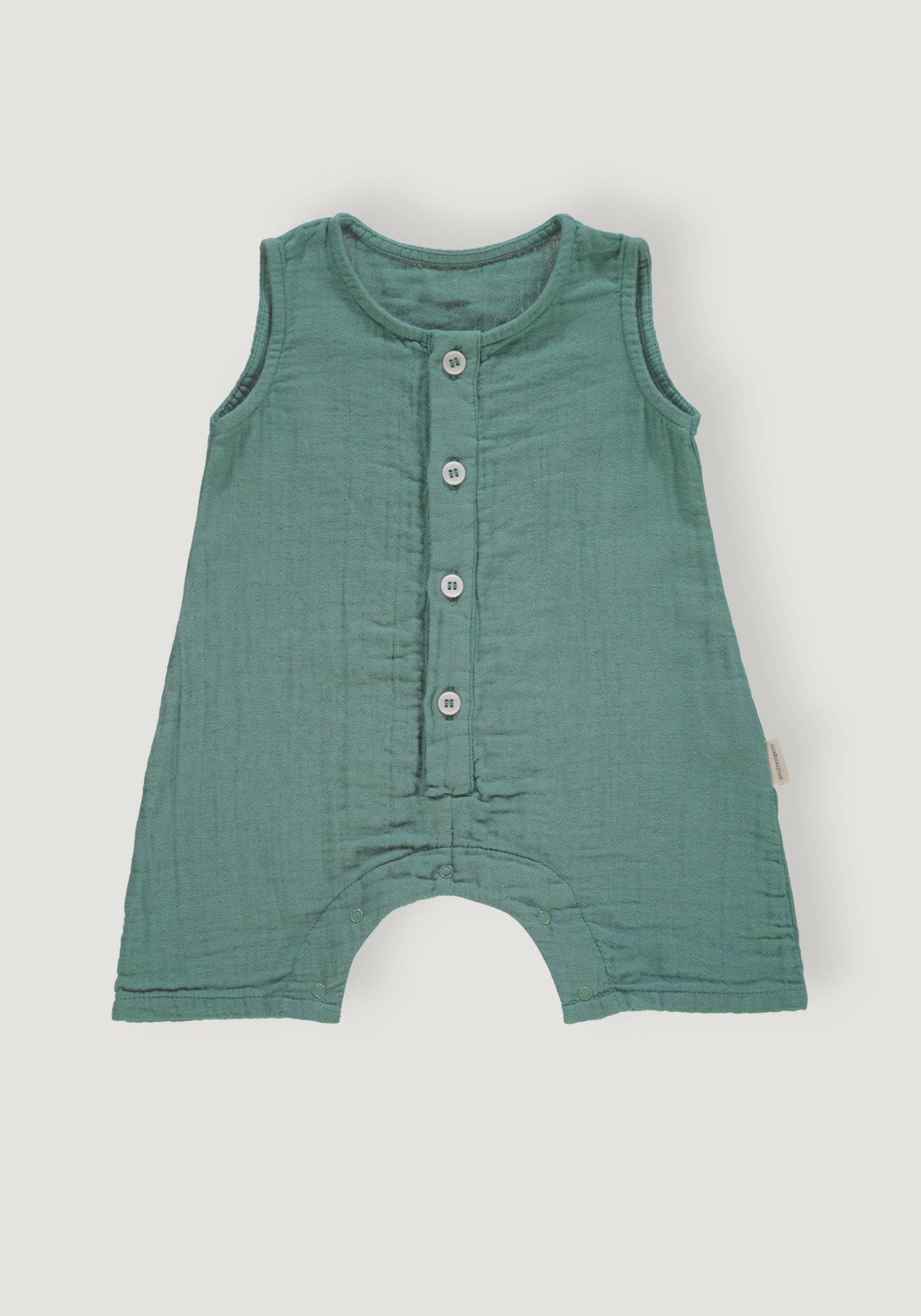 Summersuit muselină dublă din bumbac - Poivre Deep Grass Green