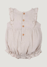 Summersuit din muselină dublă de bumbac - Sand Dots Defaut Title