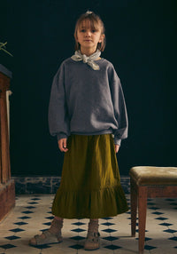 Sweatshirt molton din bumbac - Jojoba Anthracite 3 ani