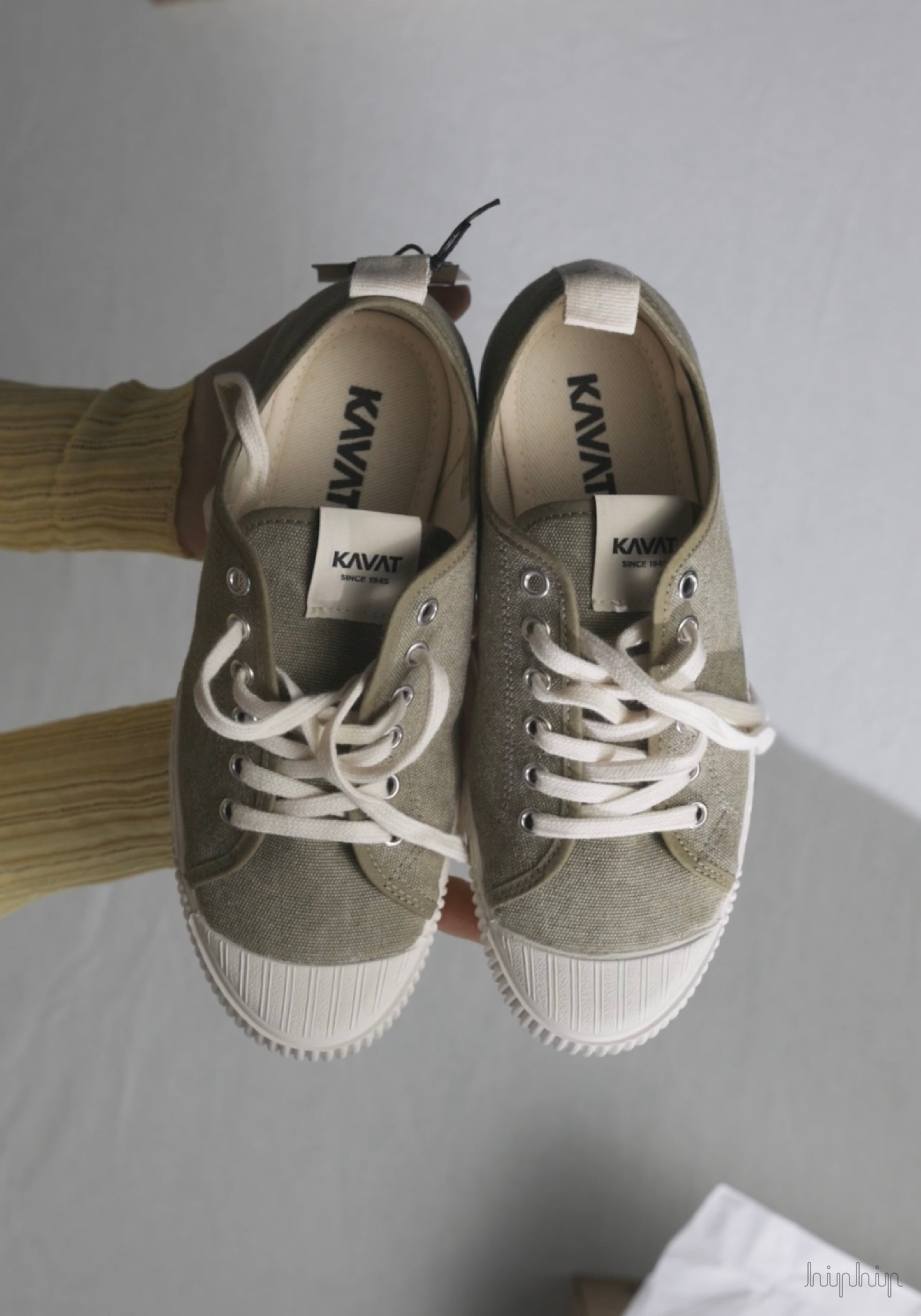 Teniși adulți bumbac - Lindbacka Pale Khaki