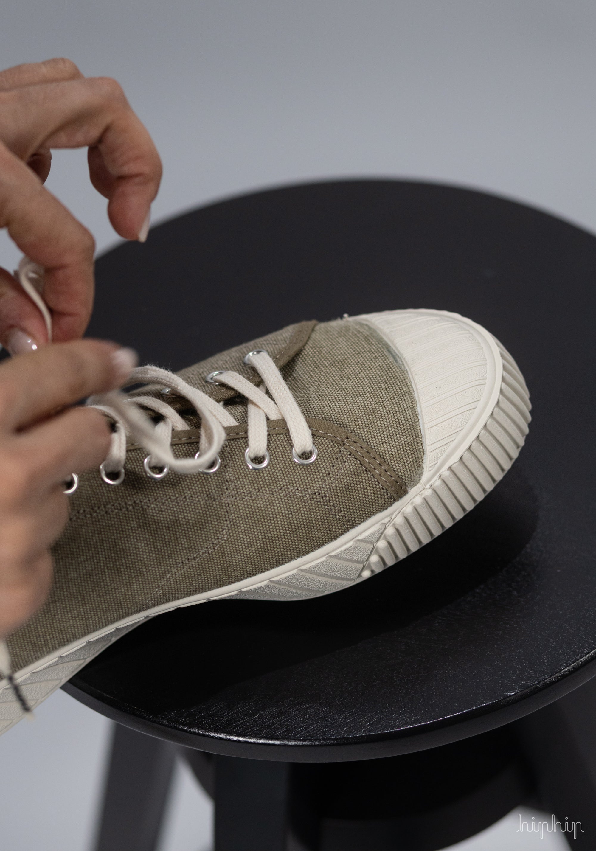 Teniși adulți bumbac - Lindbacka Pale Khaki