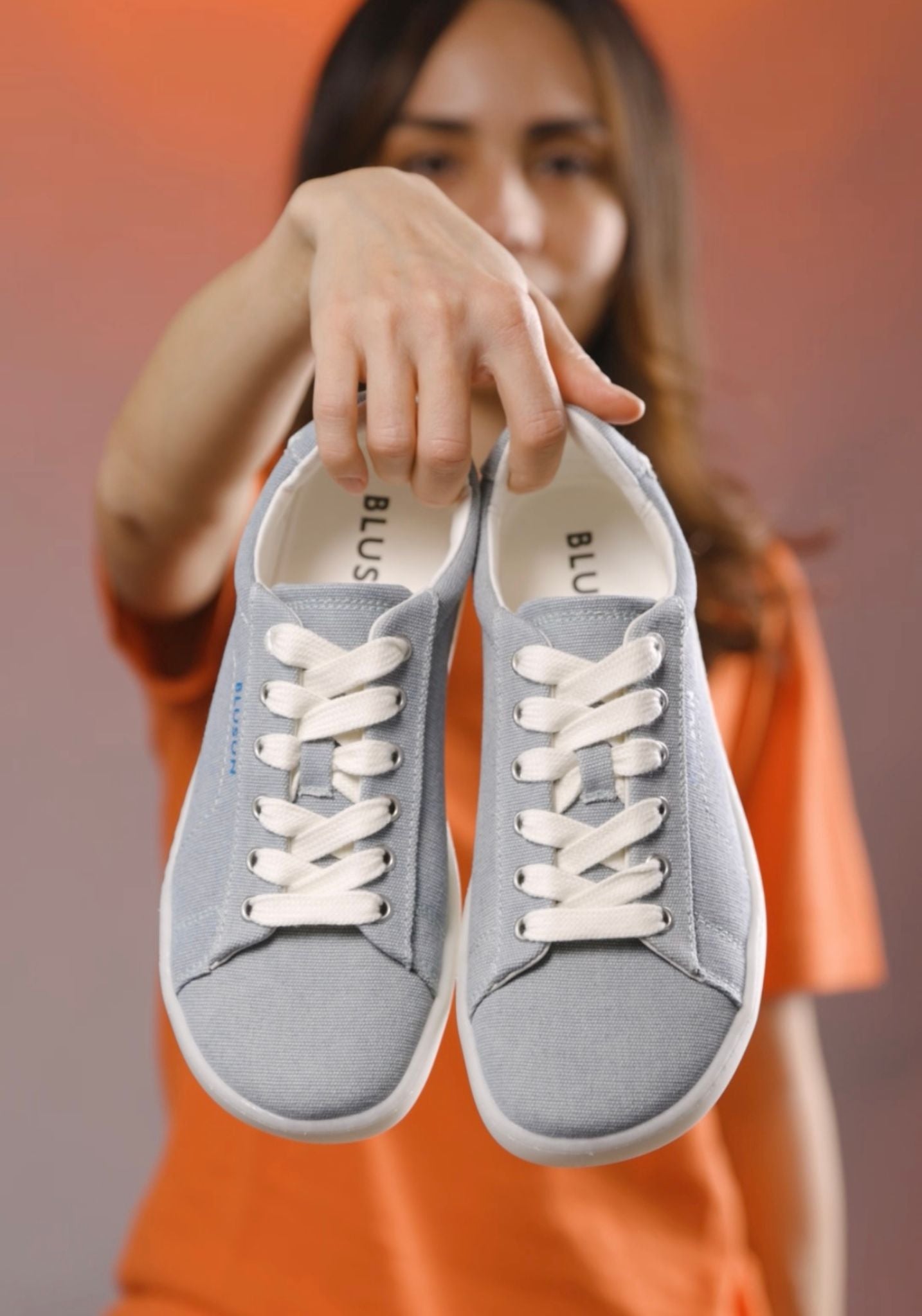 Teniși Barefoot adulți din bumbac - Blue