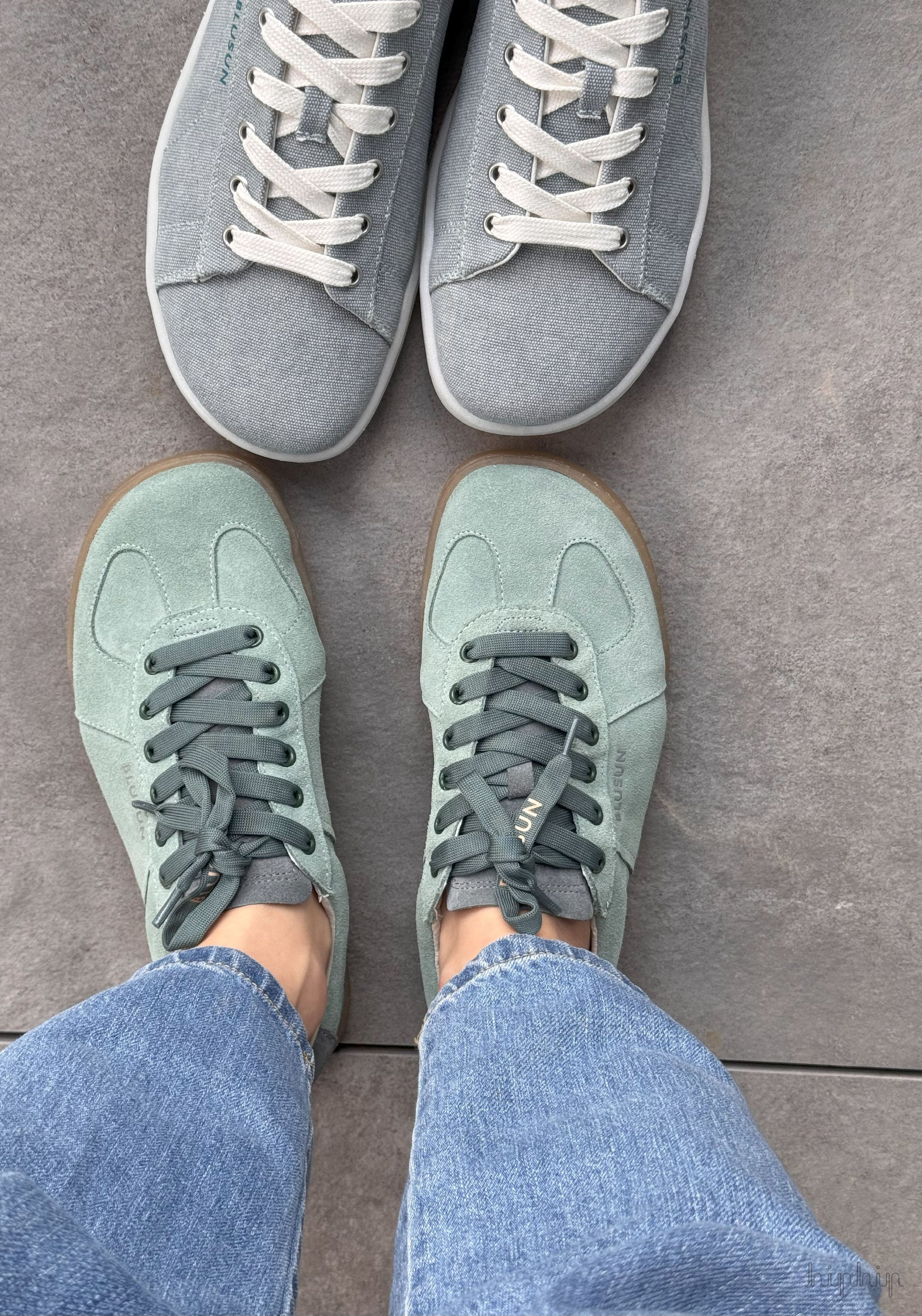 Teniși Barefoot adulți din bumbac - Blue