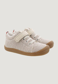 Sneakers Barefoot din bumbac și bambus - Bonny Beige