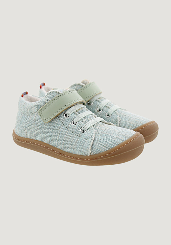Sneakers Barefoot din bumbac și bambus - Bonny Mint