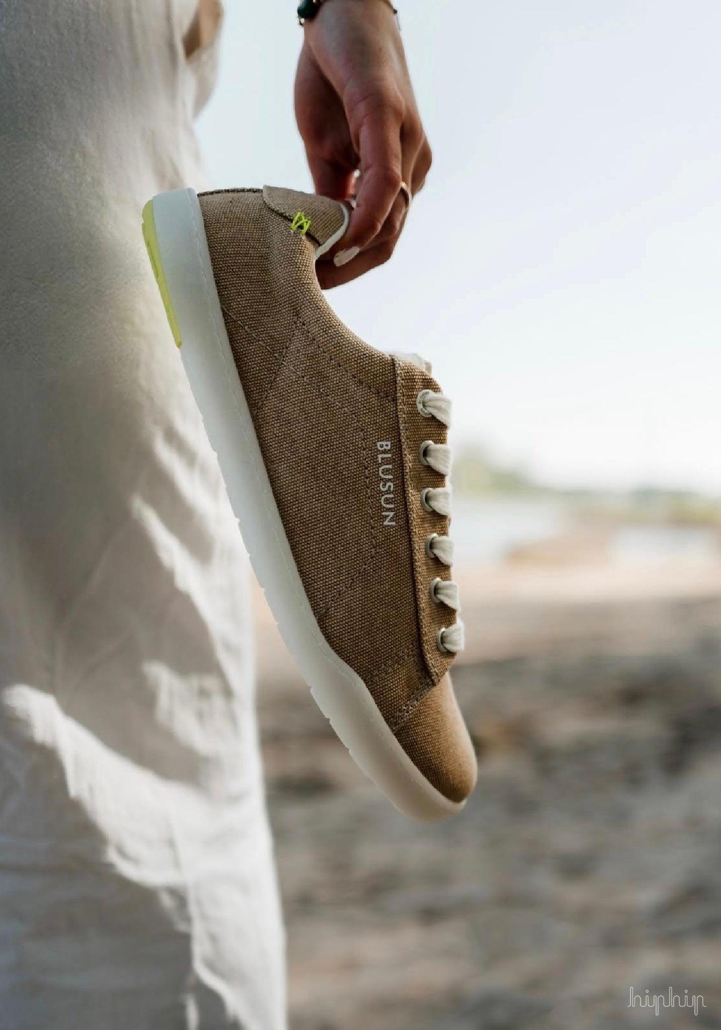 Teniși Barefoot din bumbac - Camel