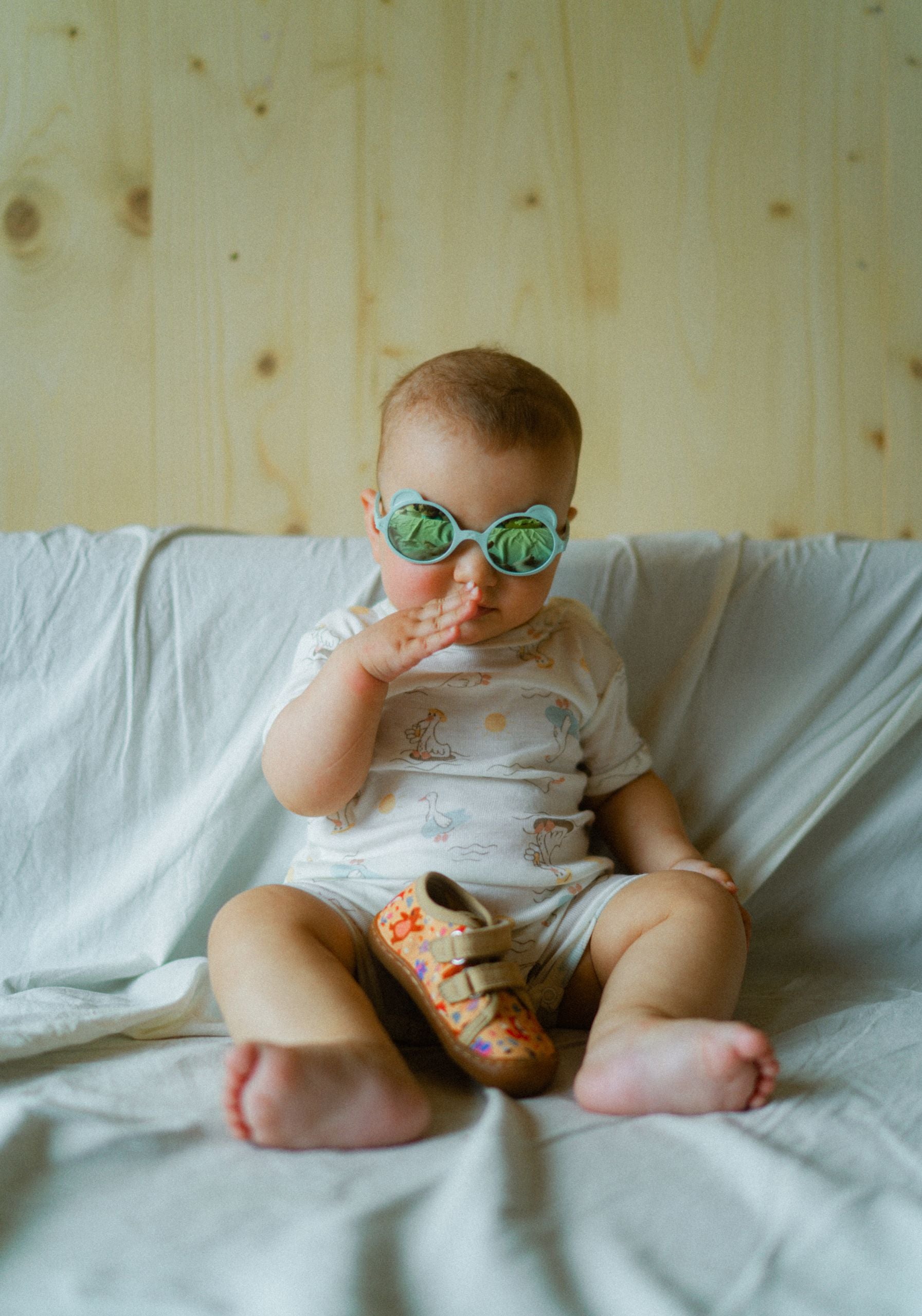 Ochelari de soare 0-4 ani - Ourson Almond Green