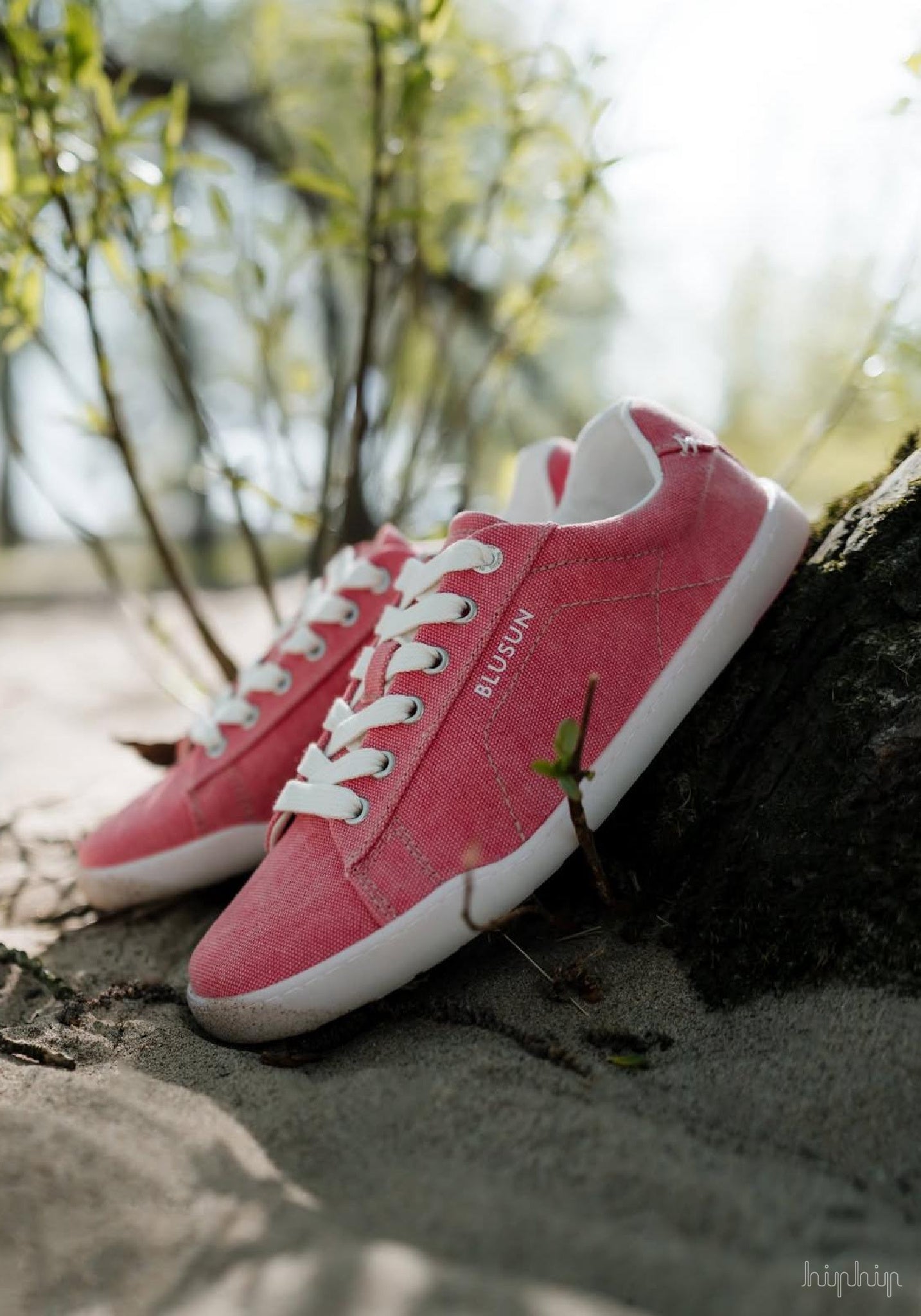 Teniși Barefoot femei din bumbac - Pink