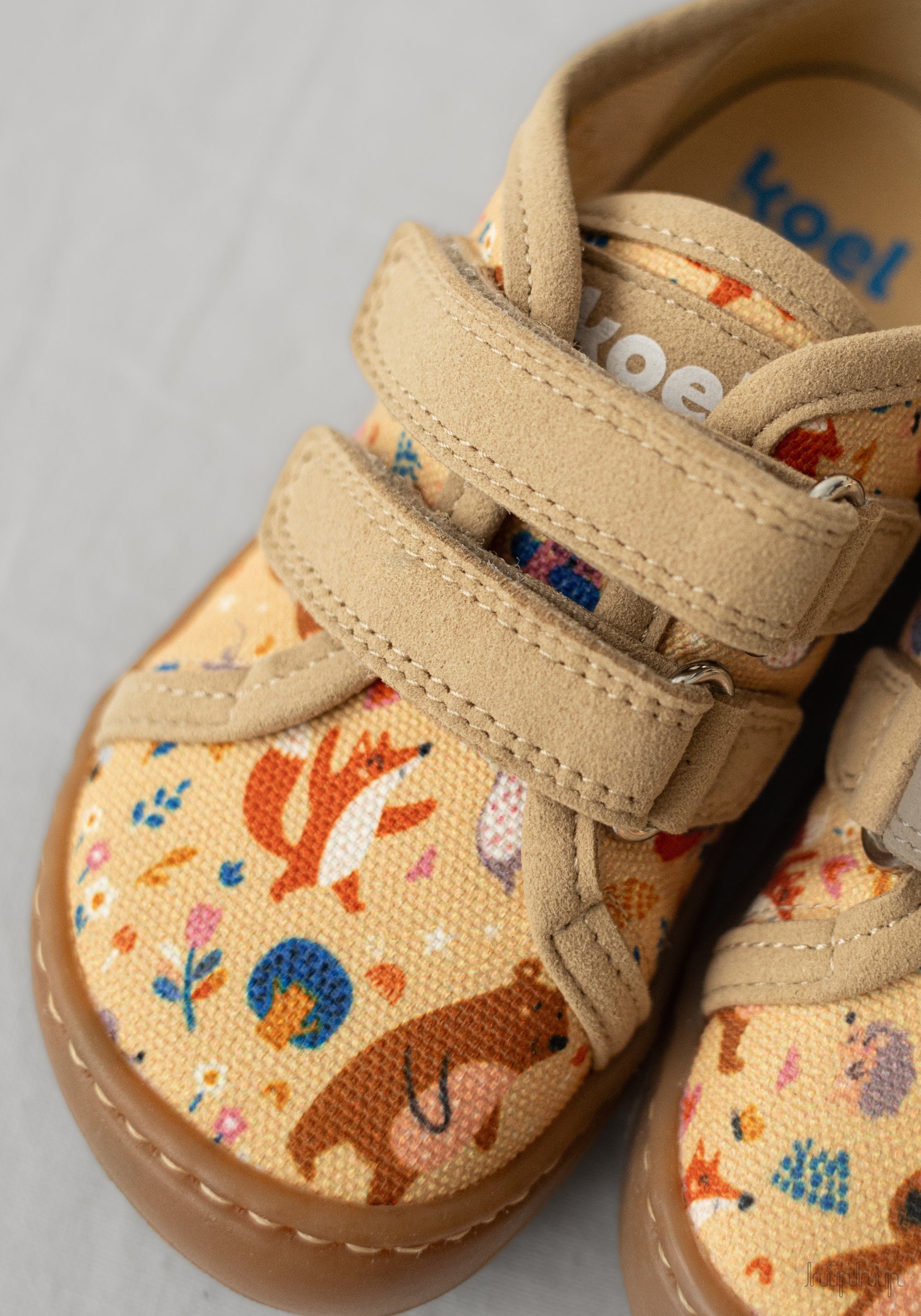 Teniși Barefoot Wide din bumbac - Dud Bear Yellow
