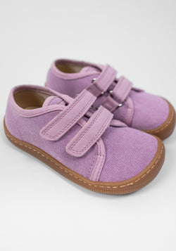 Teniși Barefoot Wide din bumbac - Dud Lavandel