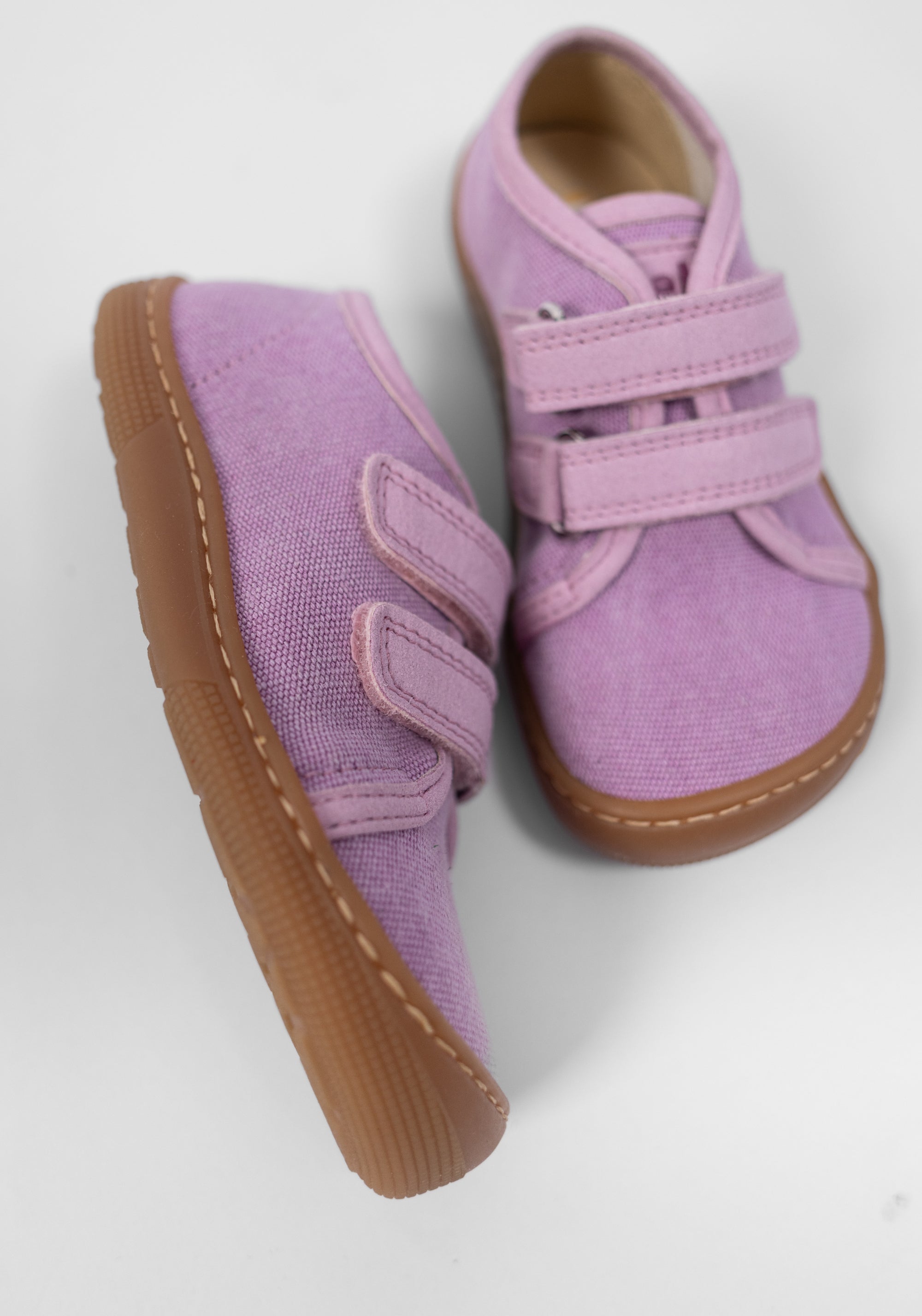 Teniși Barefoot Wide din bumbac - Dud Lavandel