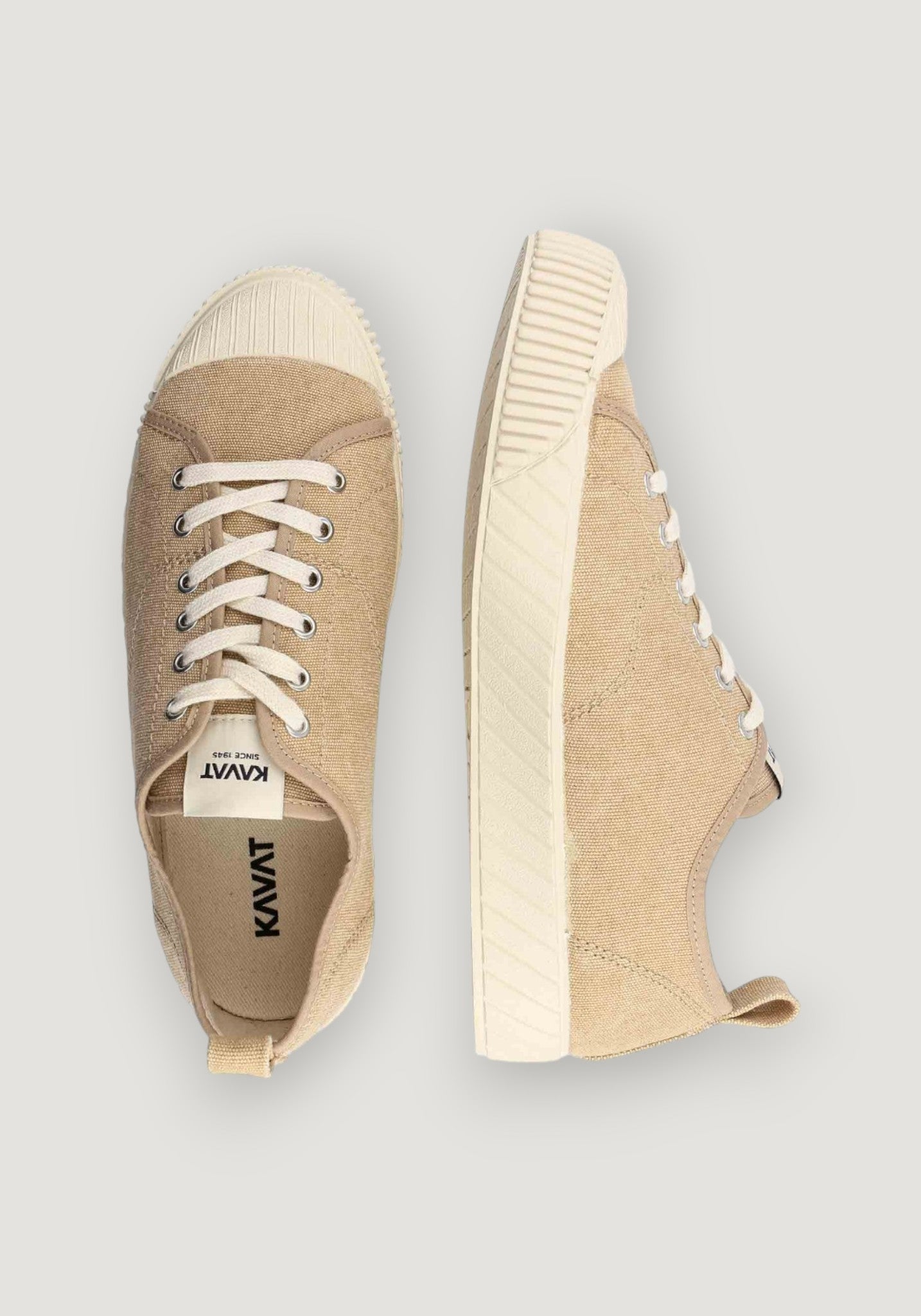 Teniși femei bumbac - Lindbacka Beige Kavat HipHip.ro