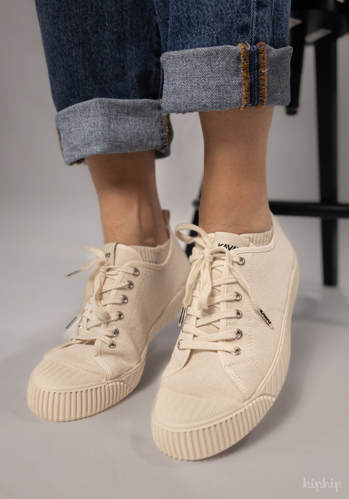 Teniși femei bumbac - Lindbacka Off White