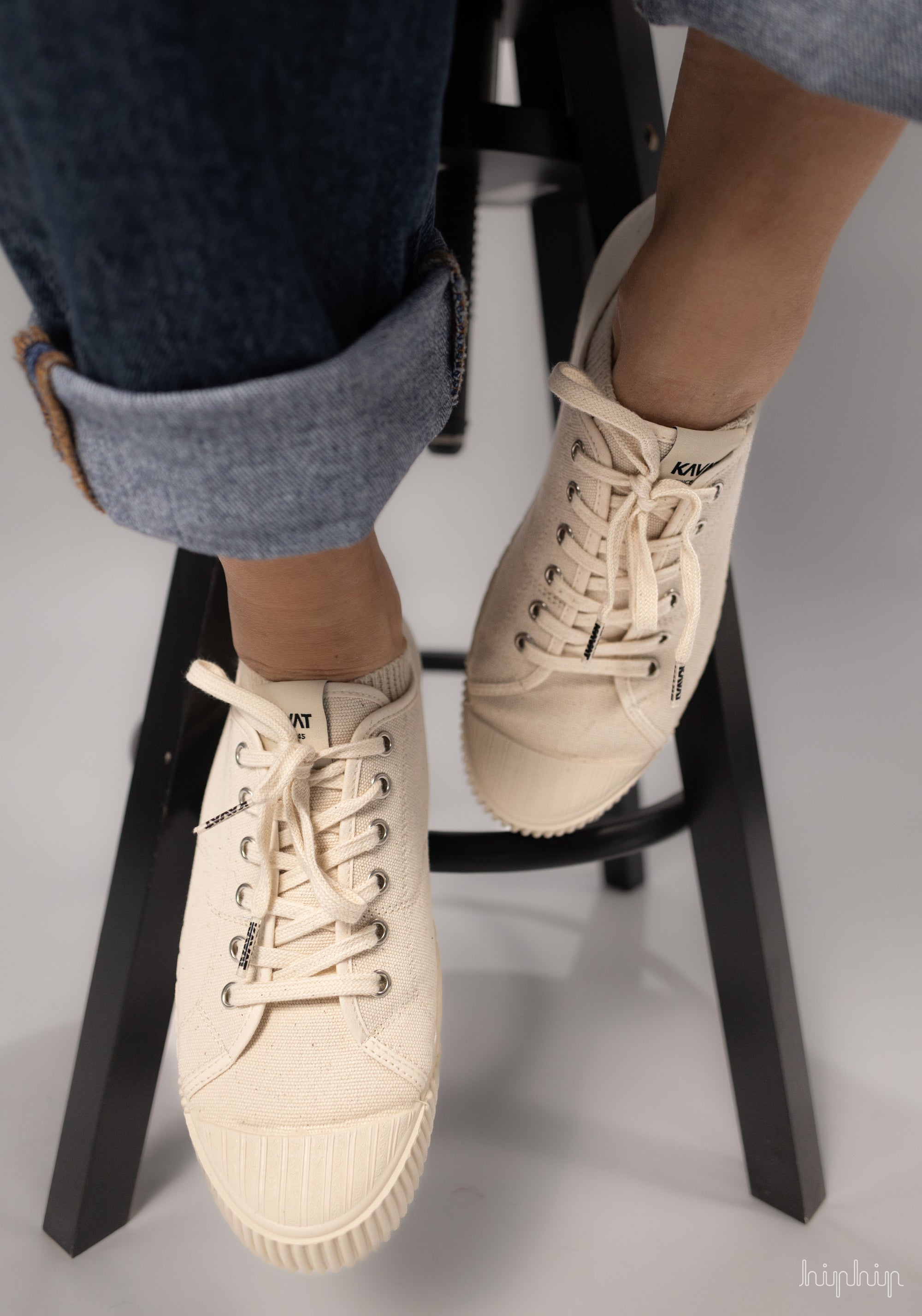 Teniși femei bumbac - Lindbacka Off White