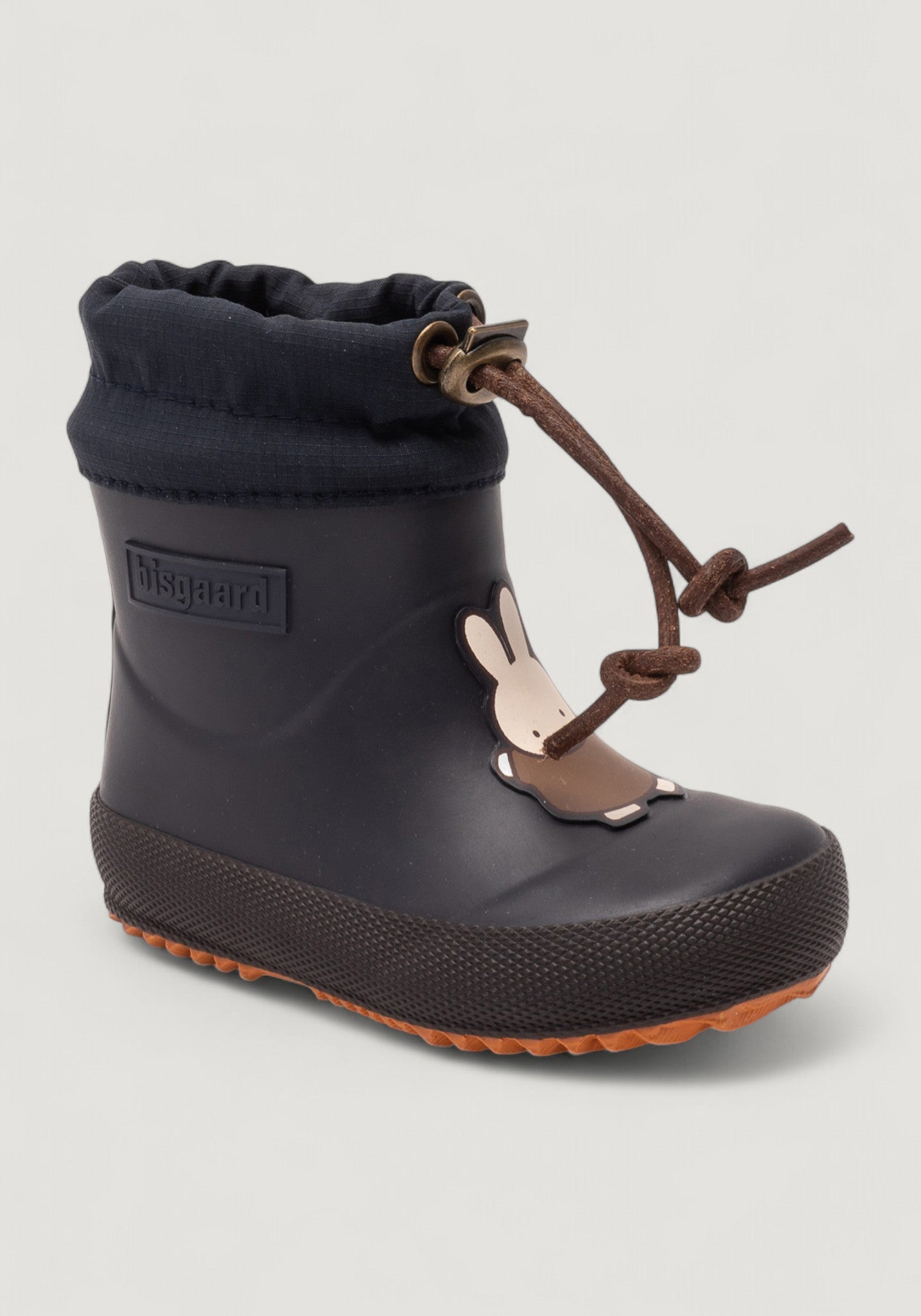 Thermo Cizme de cauciuc îmblănite First Step - Miffy Dark Navy