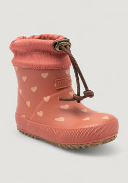Thermo Cizme de cauciuc îmblănite First Step - Ruby Heartbeat