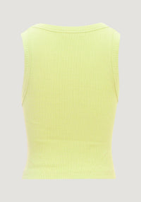Crop top seamless mătase - Billi Lime