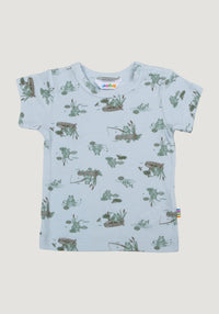 Tricou bambus - Lake Light Blue