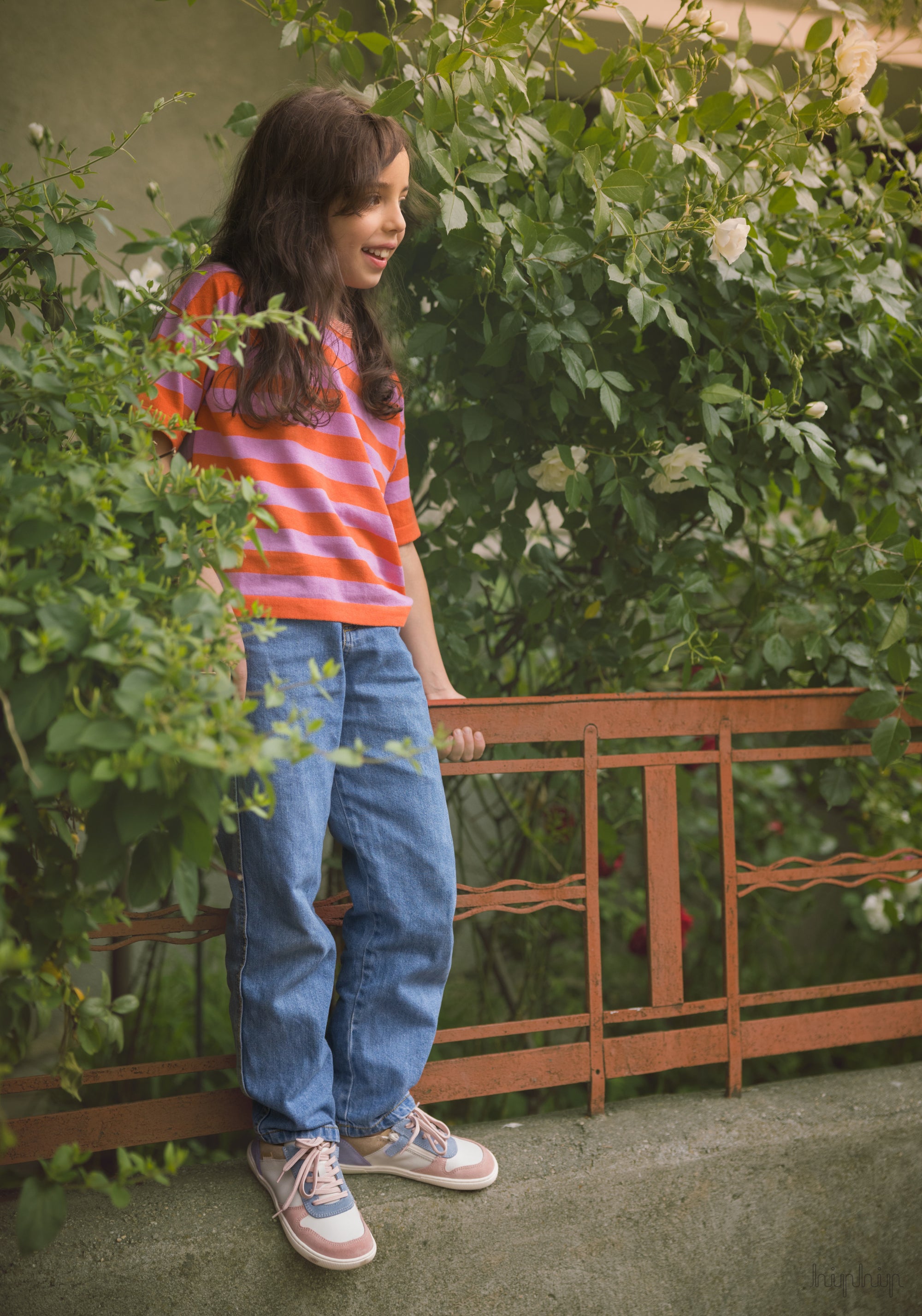 Sneakers Barefoot din piele - Date Pink