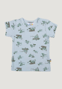 Tricou bambus - Lake Light Blue