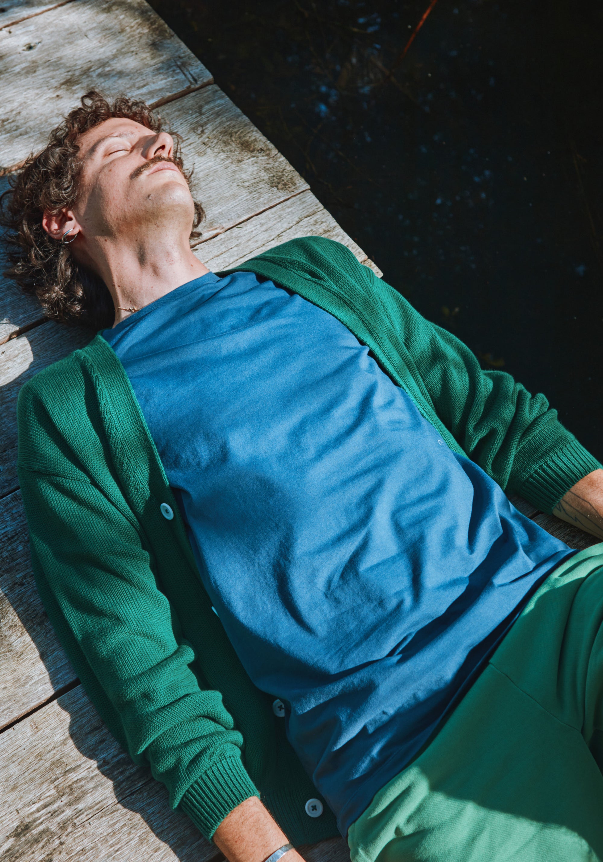 Tricou din bumbac - Camiseta Midnight Navy