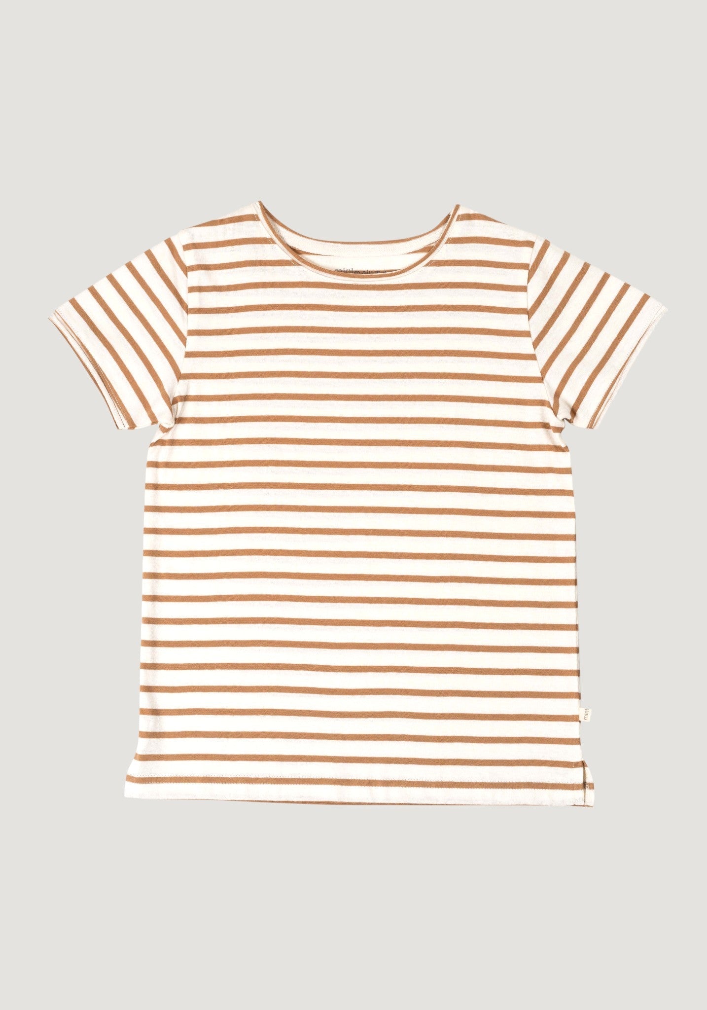 Tricou Light bumbac - Lin Bronze Stripes Minimalisma HipHip.ro