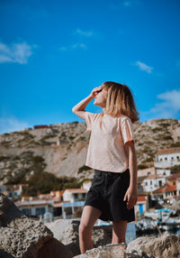 Tricou bumbac - Orgeat Points Bellini