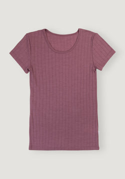 Tricou din lână merinos și mătase - Emily Heather