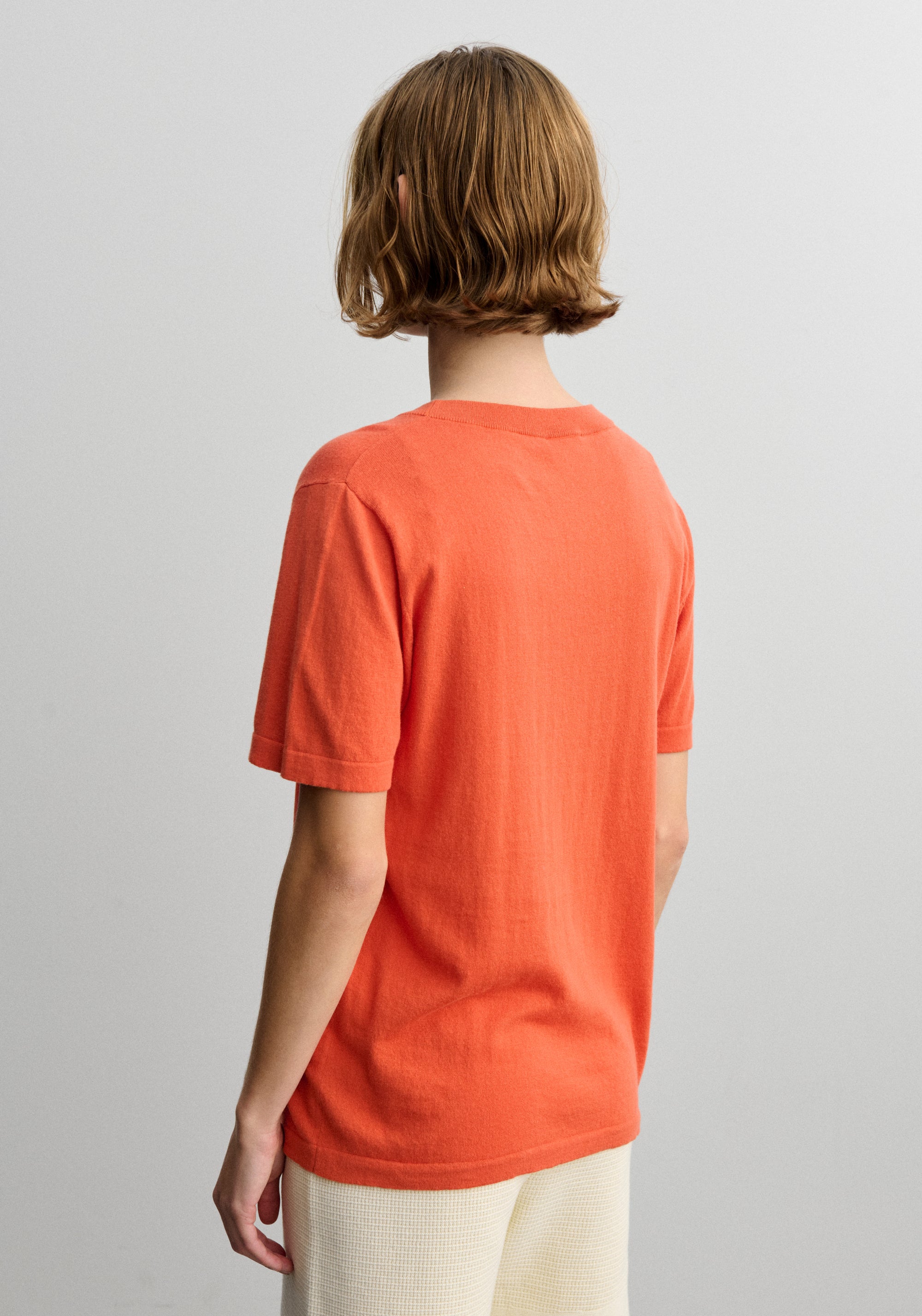 Tricou femei din bumbac - Extrafin Classic Tangerine