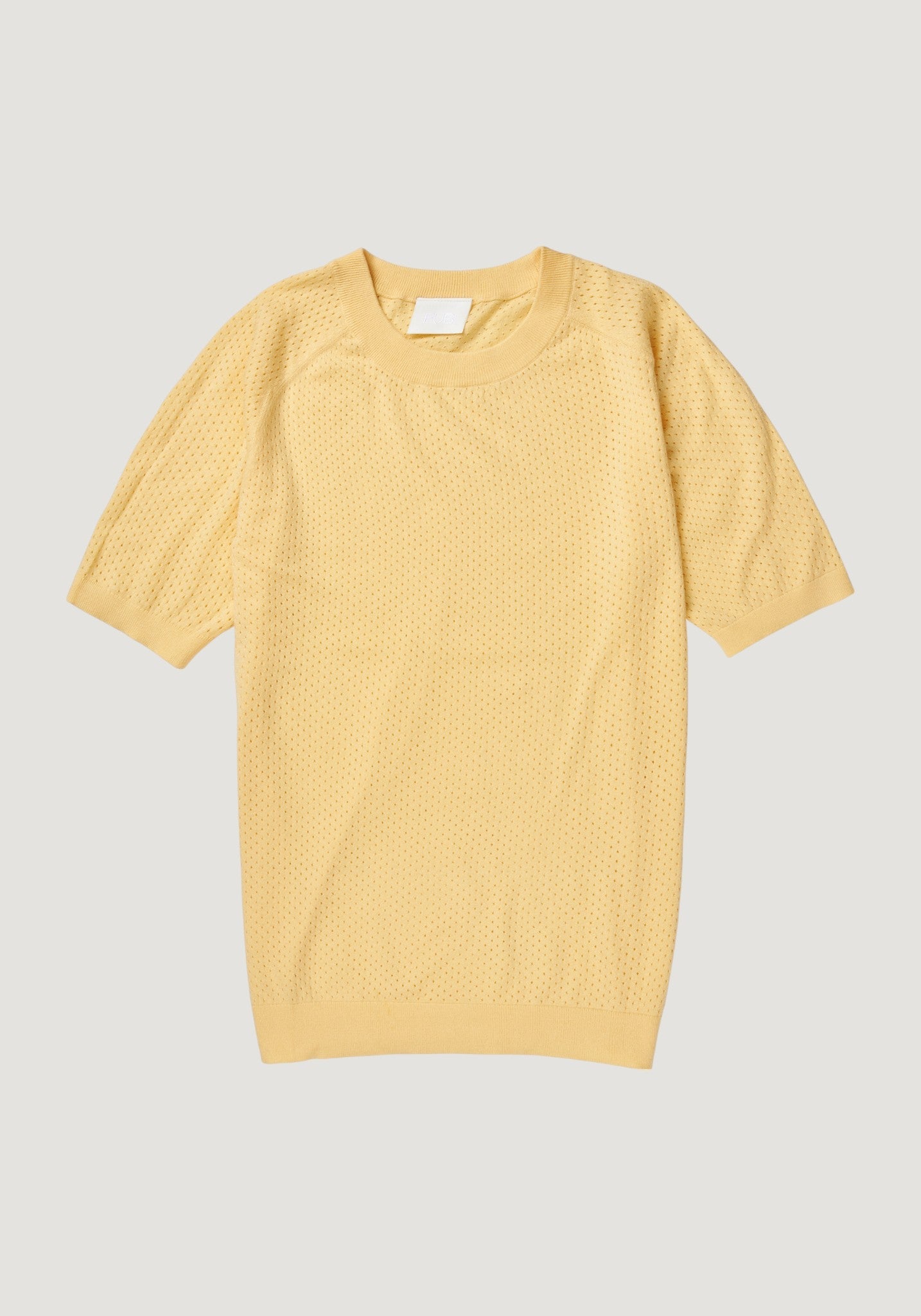 Tricou femei din bumbac - Pointelle extrafin Vanilla