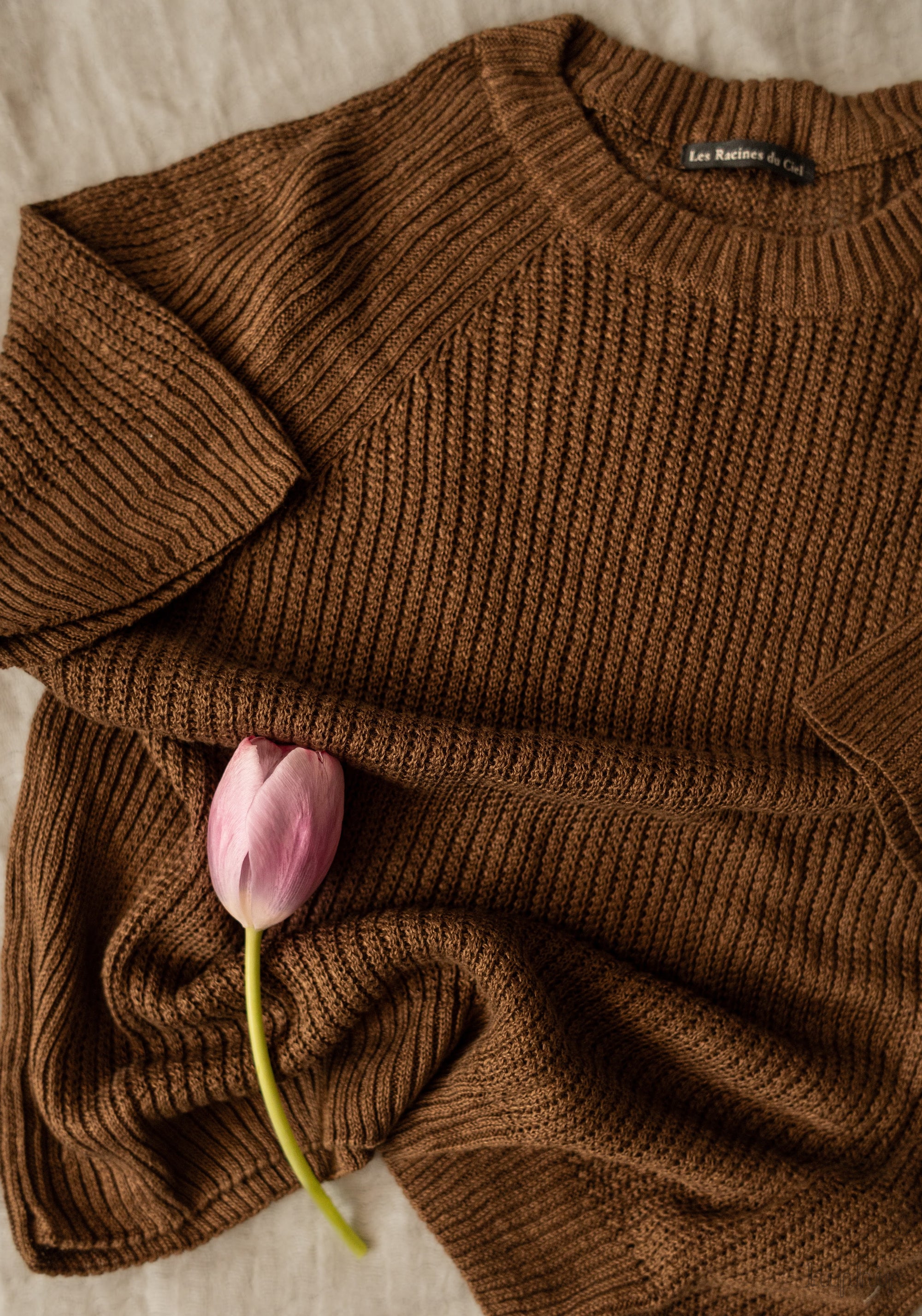 Tricou femei din in - Elodie Brown