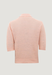 Tricou femei din in - Jazzy Peach