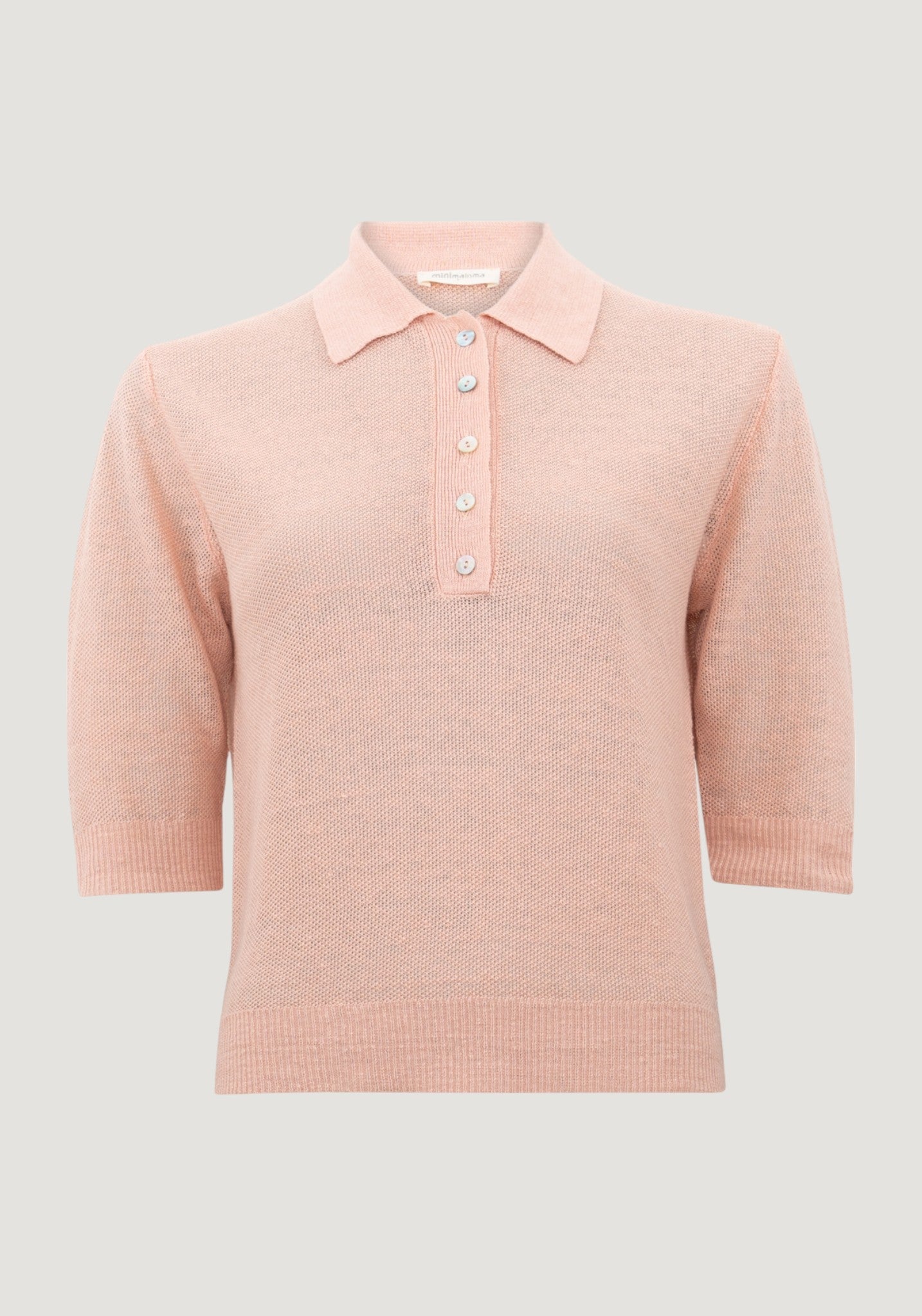 Tricou femei din in - Jazzy Peach