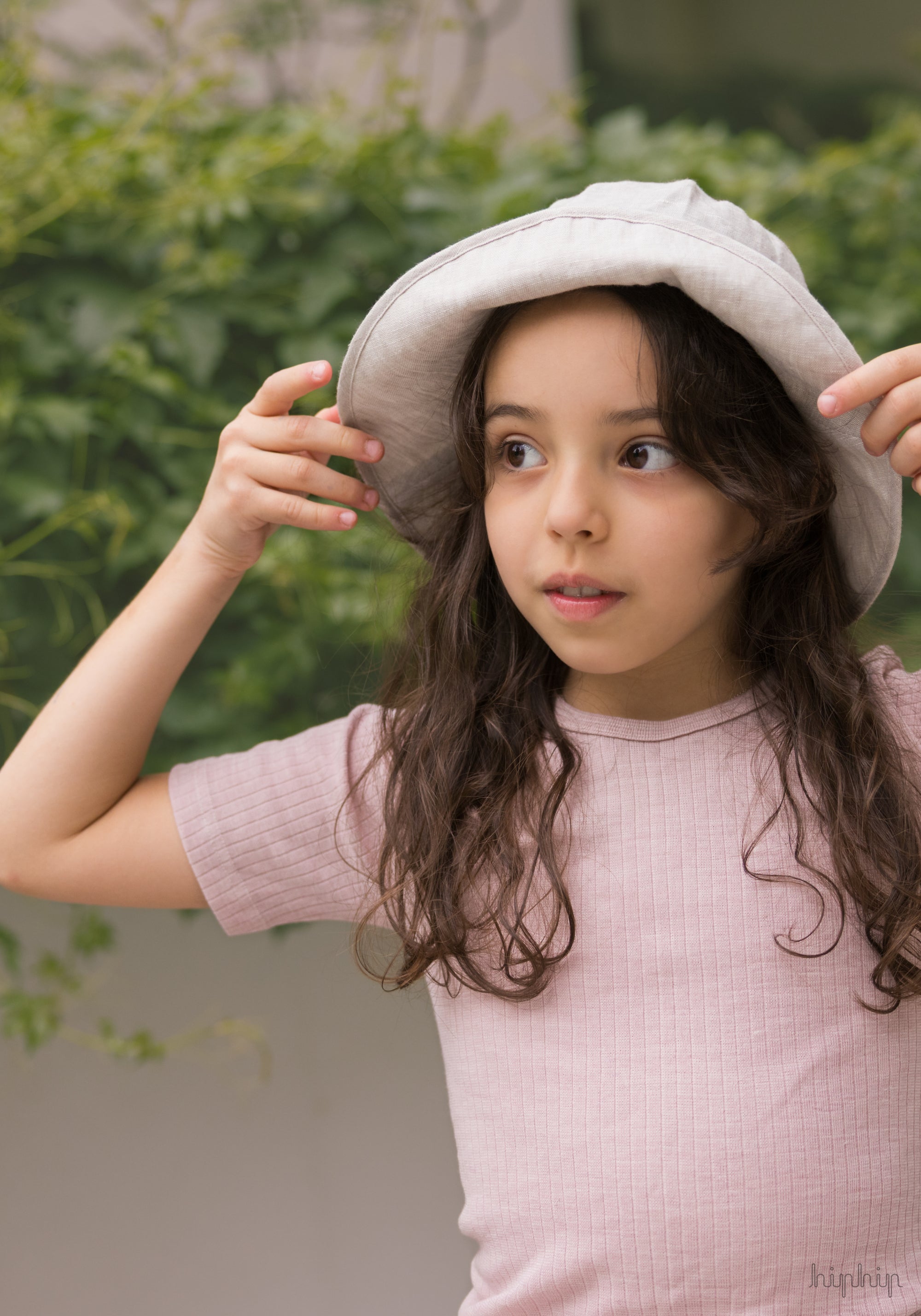 Tricou seamless din lână merinos, mătase și bumbac - Dusty Rose