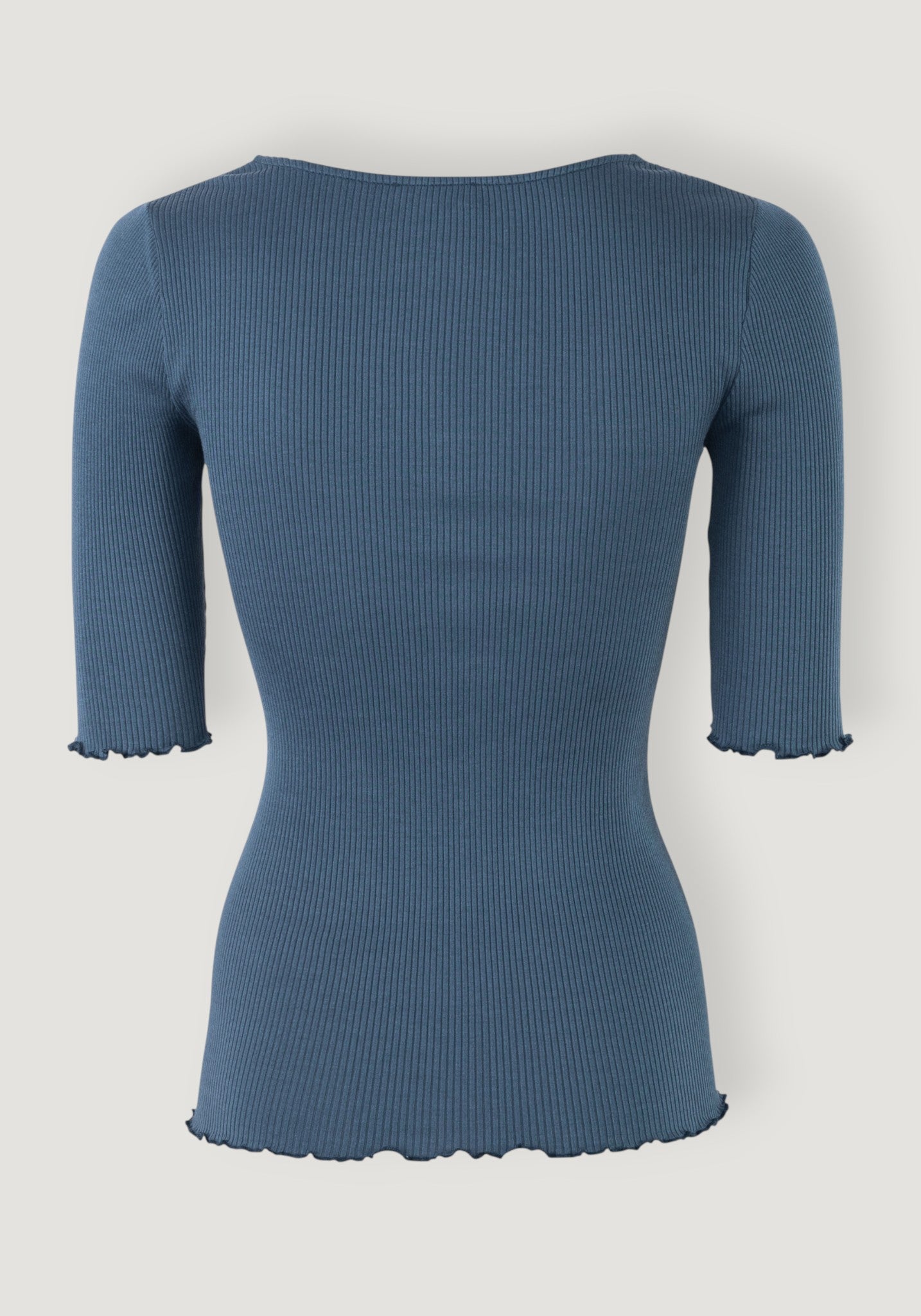 Tricou seamless din mătase - Gaia Fjord Blue