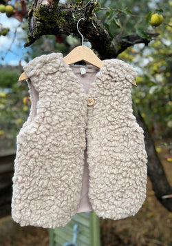 Vestă fleece din lână - Cashmere
