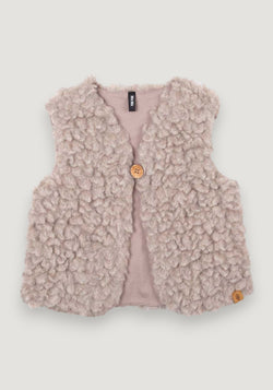 Vestă fleece din lână - Cashmere 86/92