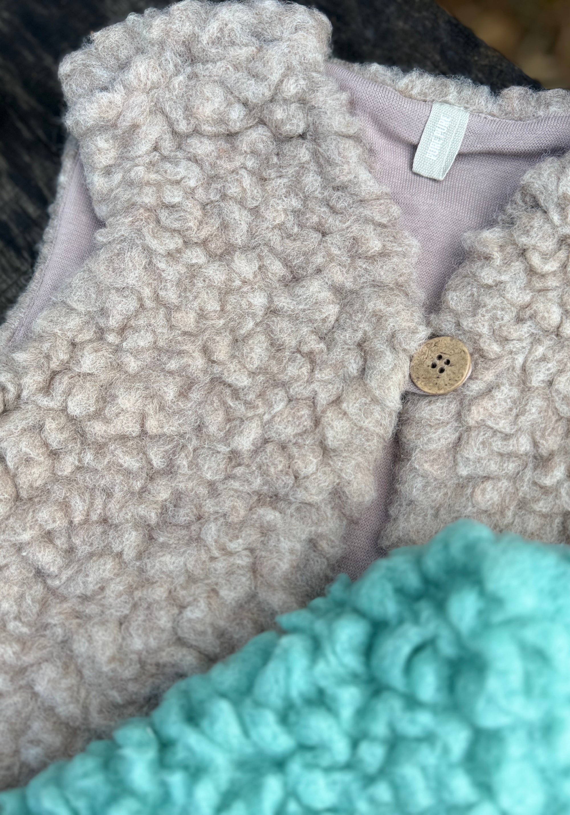 Vestă fleece din lână - Cashmere