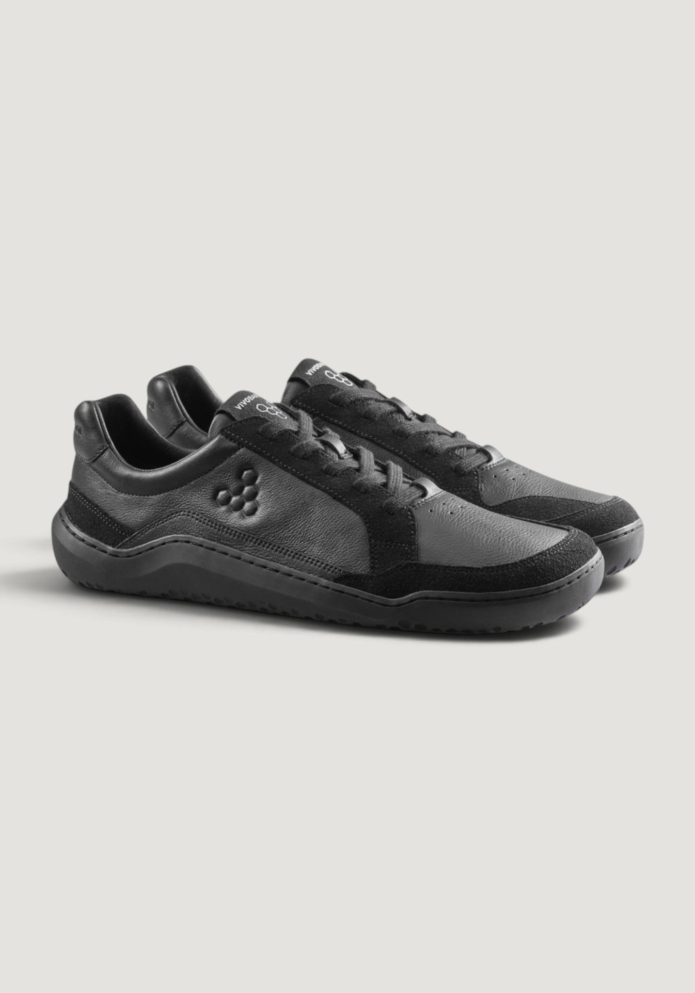 Sneakers Barefoot din piele - Gobi III Men Triple Obsidian 41